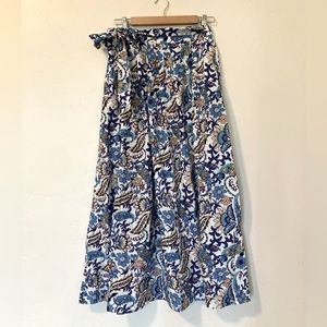 Talbots Tie Belt A-Line Lightweight Skirt 6 New